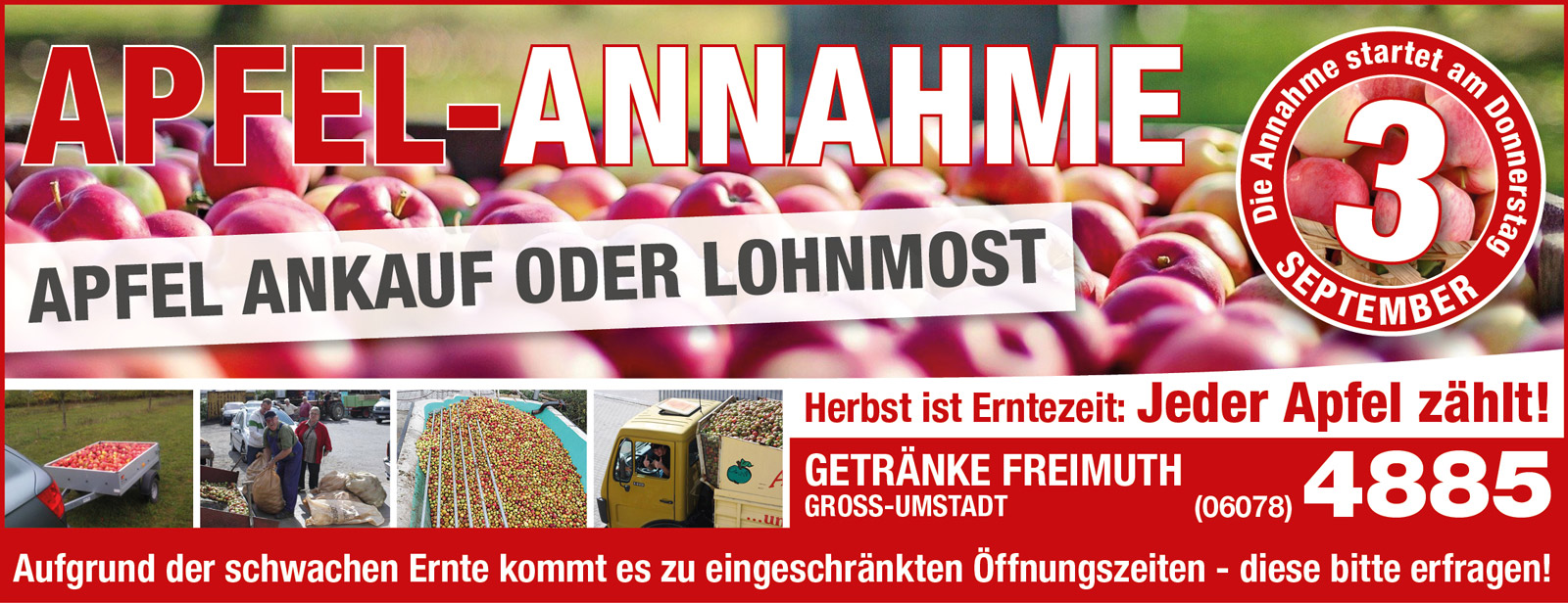 Apfelannahme